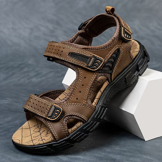 Men’s Adjustable Strap Sandals with Contoured Sole
