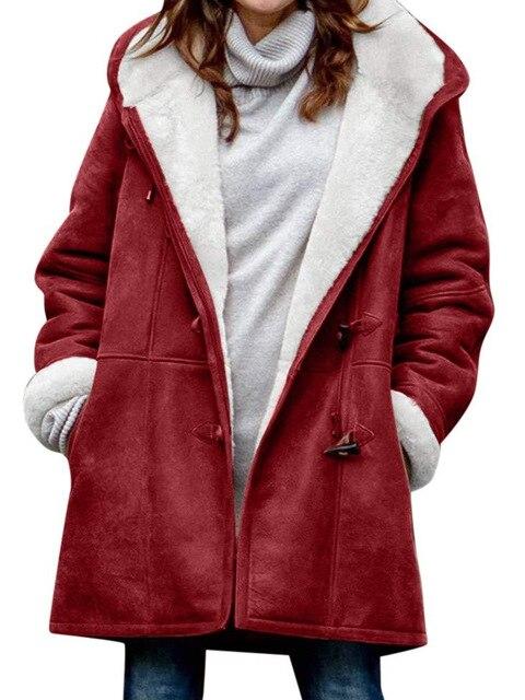 Hooded Coat with Toggle Closures